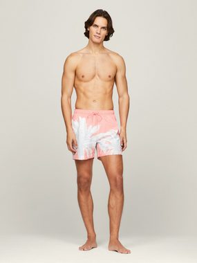 Tommy Hilfiger Swimwear Badeshorts MEDIUM DRAWSTRING PLACED mit Palmenprint