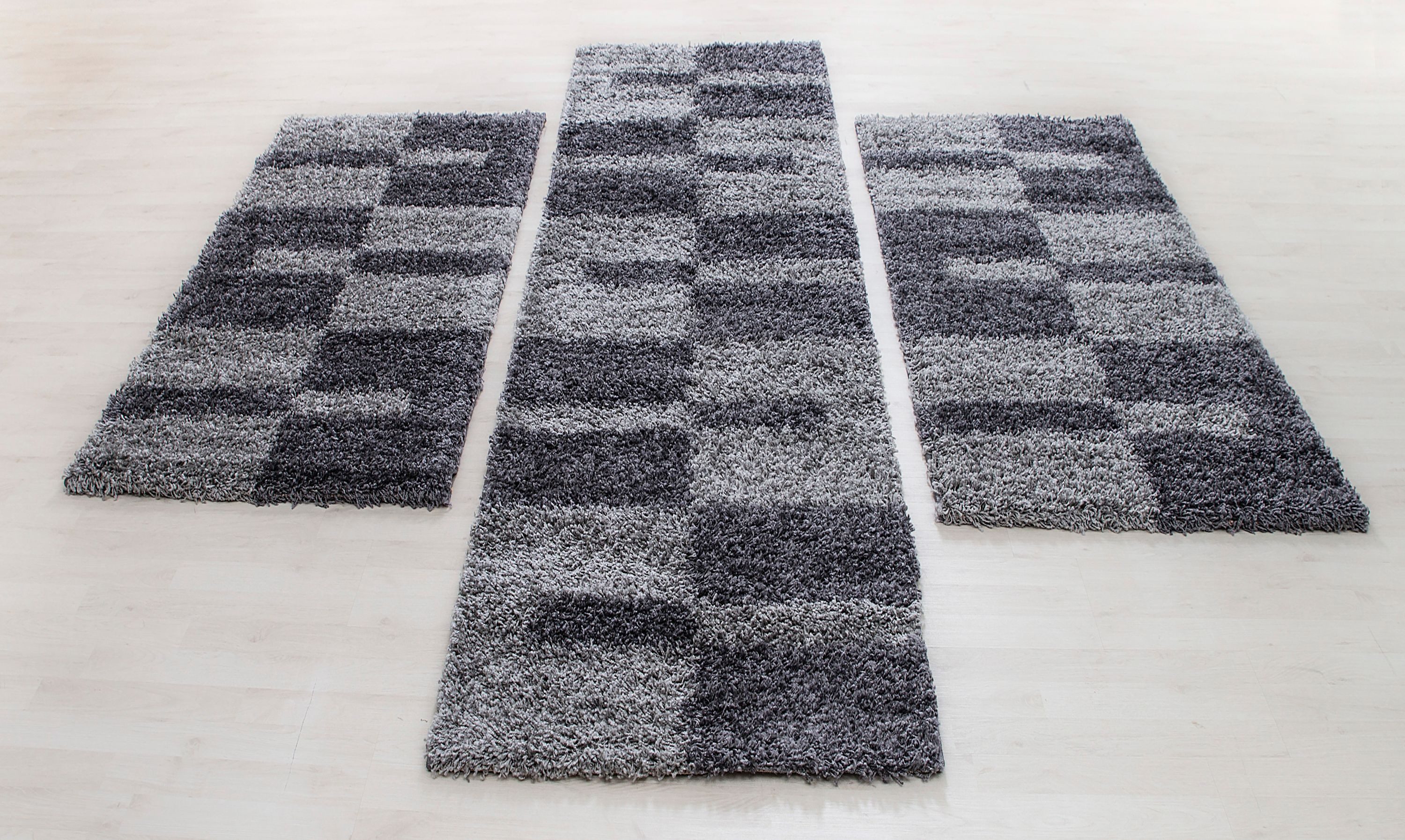 SIMPEX24 Hochflor-Bettumrandung Unicolor - Einfarbig, Höhe 30 mm, (Bett-Set günstig online kaufen