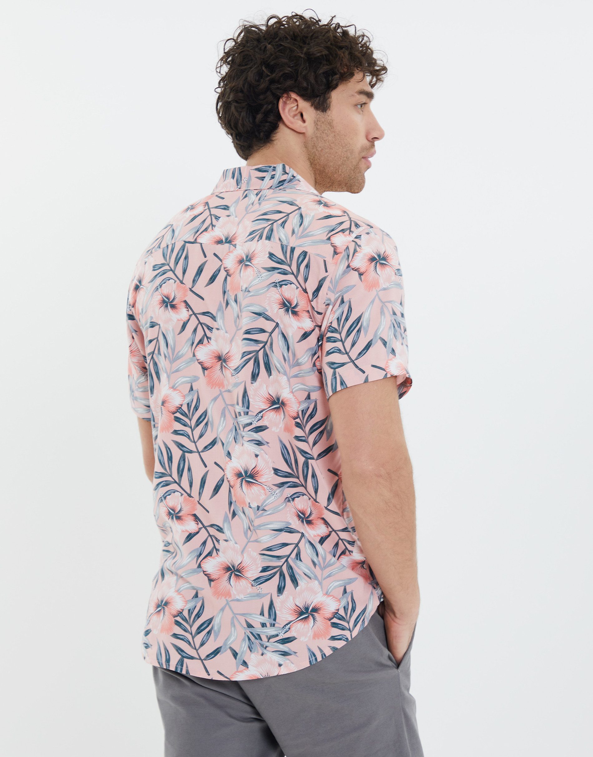 Threadbare Kurzarmhemd (1-tlg) mit tollem Allover-Print