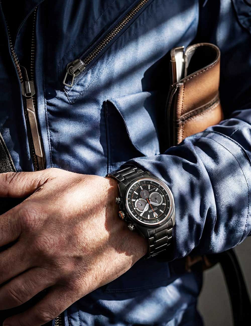 Citizen Quarzuhr Citizen CA4567-82H Eco-Drive Chronograph Herrenuhr 45mm 10 günstig online kaufen