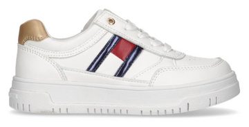 Tommy Hilfiger FLAG LOW CUT LACE-UP SNEAKER Sneaker mit Metallic Einsatz, Freizeitschuh, Halbschuh, Schnürschuh