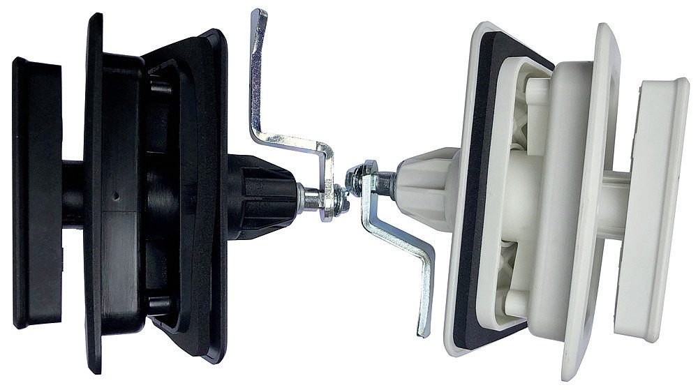 Safetec Multifunktionsschloss Safe-tec Klappenschloss Quadro STS-Buchse - Farbe: schwarz