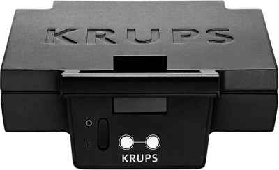 Krups Sandwichmaker FDK452, 850 W, breite Platten, Temperaturkontrollleuchte, praktischer Griff, kompakt