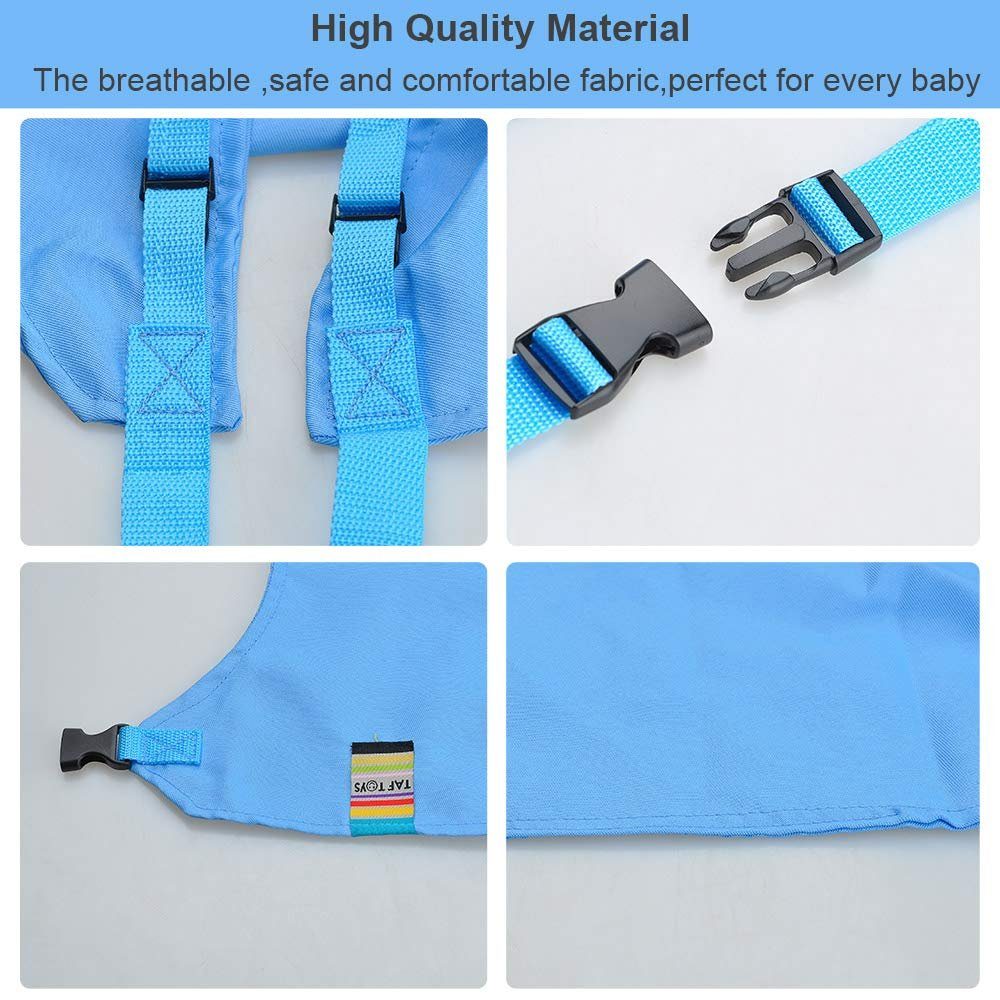 Hochstuhl-Gurt Sicherheitsgurt für Tragbarer Baby Stuhl-Sitzgurt Jormftte Blau Hochstuhl, für