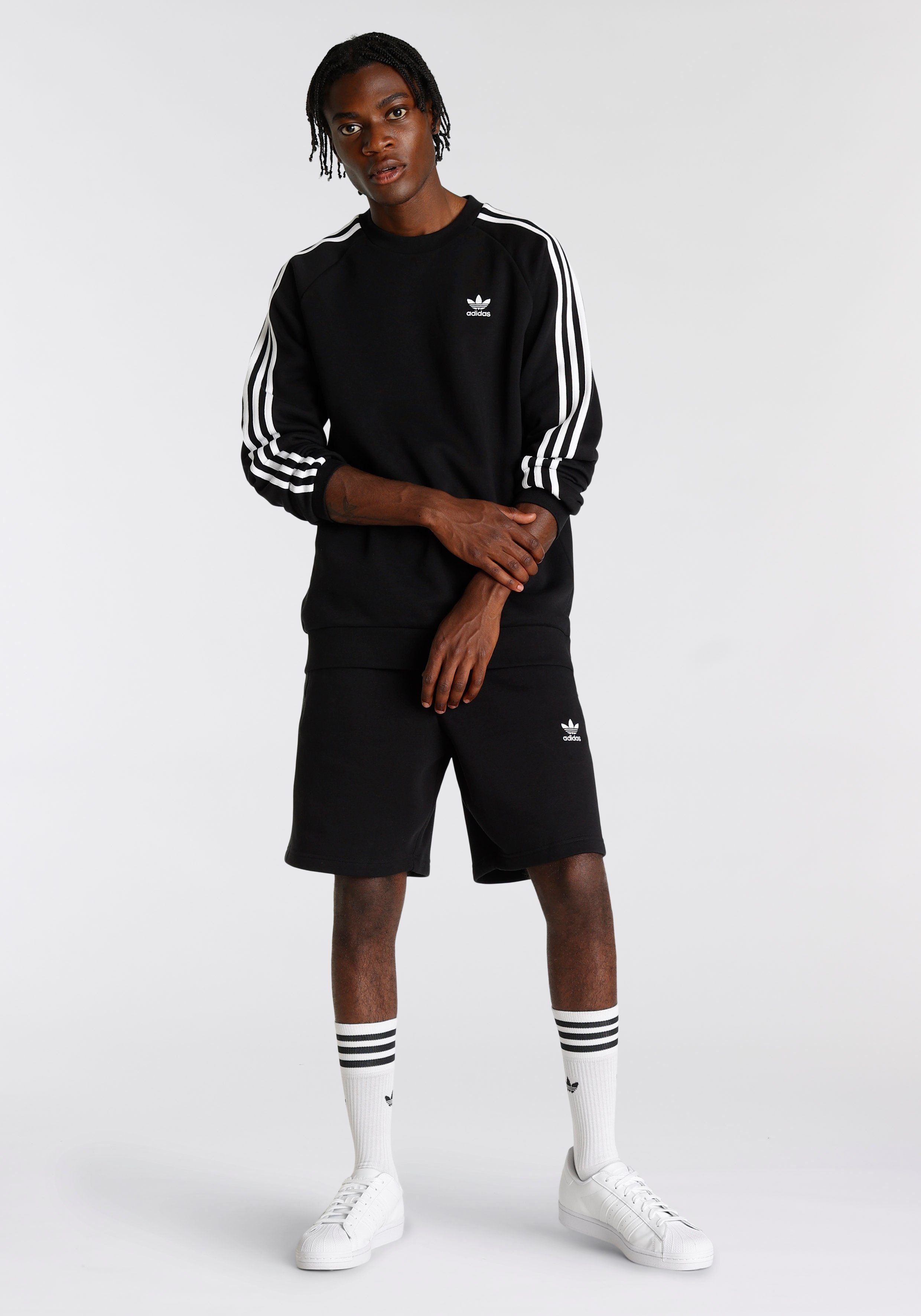 CLASSICS 3-STREIFEN adidas Black Originals ADICOLOR Sweatshirt