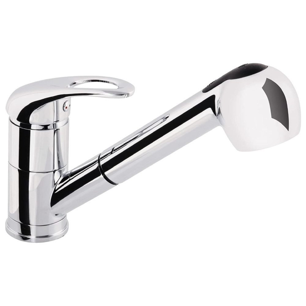 aquaSu Küchenarmatur Einhandmischer Concordia für Spüle Niederdruck, mit Geschirrbrause