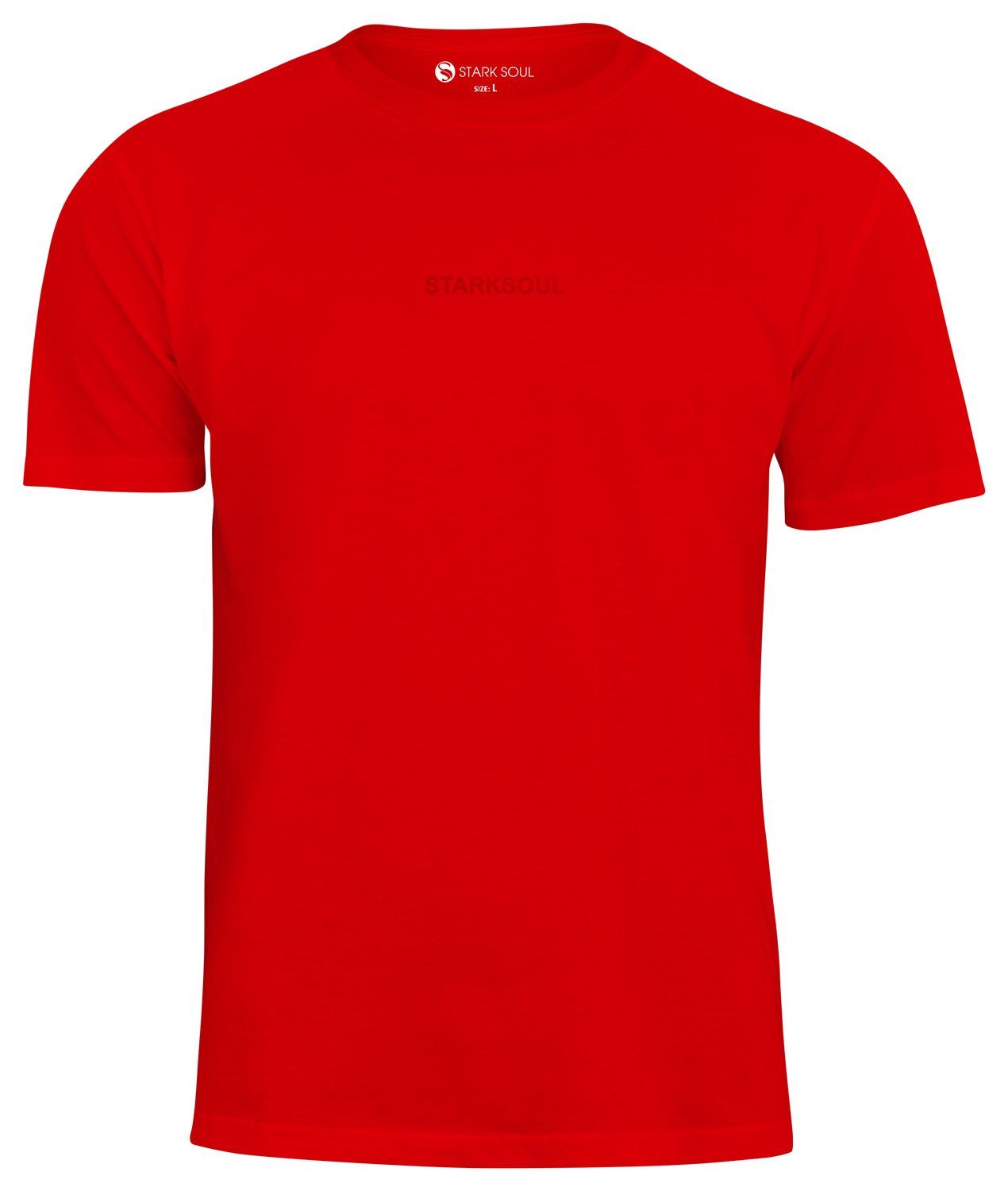 Stark Soul® T-Shirt T-Shirt Embossed - Baumwolle, Kurzarm