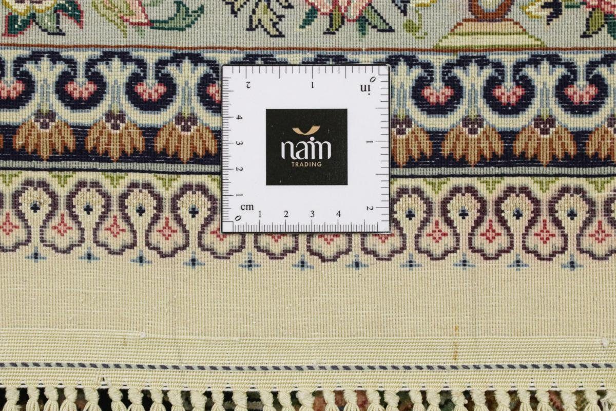 Orientteppich, Signiert Nain Isfahan 6 139x217 Handgeknüpfter rechteckig, Trading, mm Orientteppich Seidenkette Höhe: