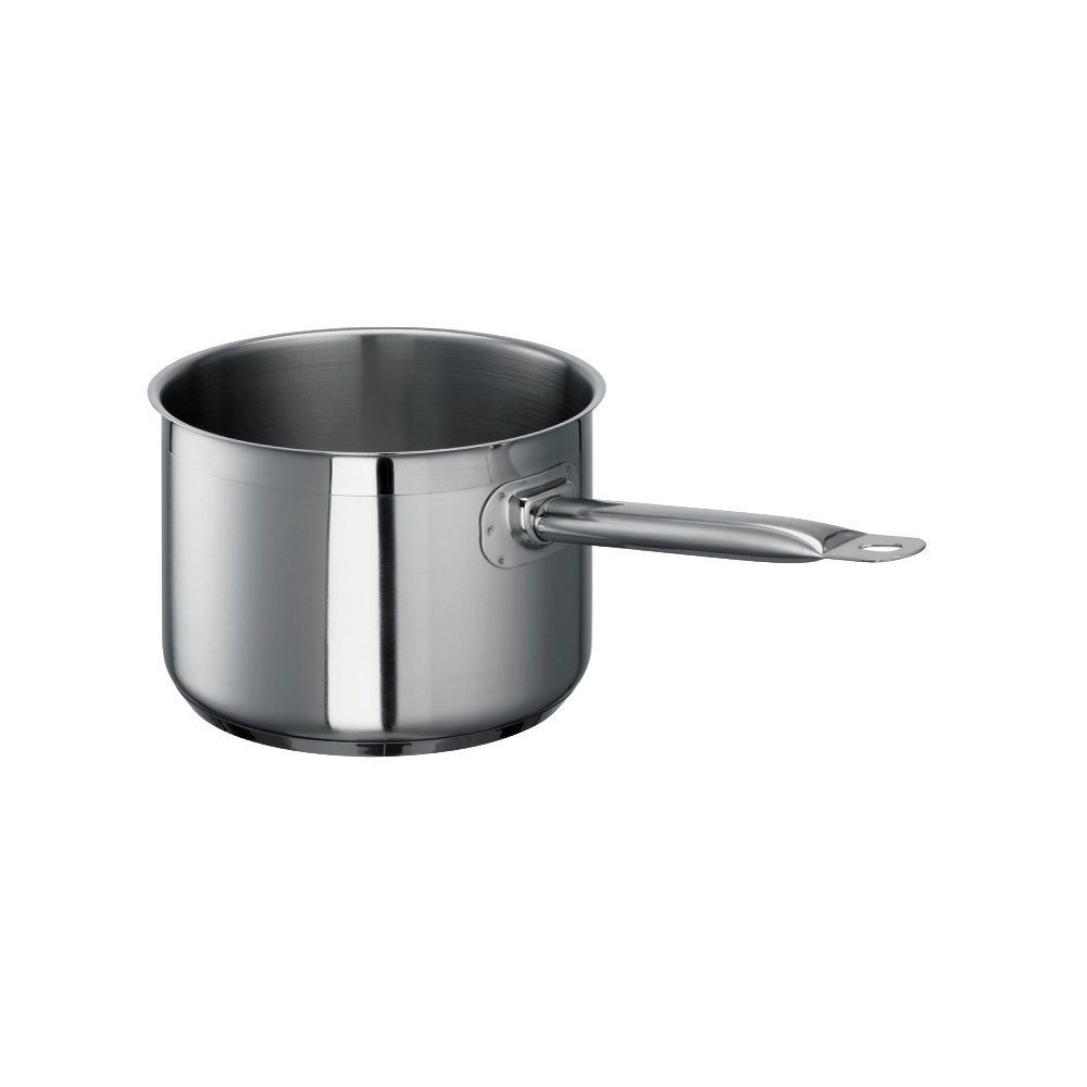 SCHULTE-UFER Kochtopf Chef, (Einzelartikel, 1-tlg., 1 x Stieltopf), Ofenfest, Edelstahl, 20 cm Durchmesser