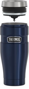 THERMOS Thermobecher Stainless King, Edelstahl, DrinkLock – Verschlusssystem, 100% dicht