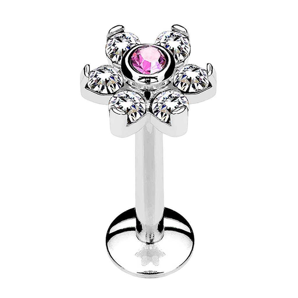 Taffstyle Piercing-Set Piercing Stab Stecker Blüte günstig online kaufen