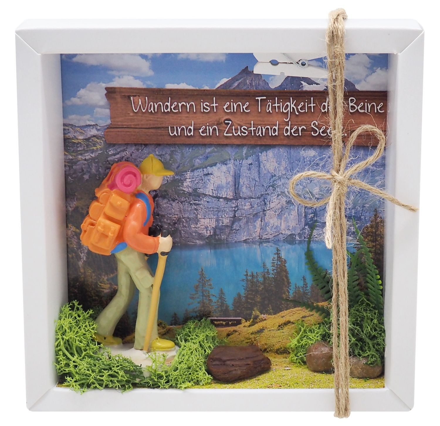 ZauberDeko Geschenkbox Geldgeschenk Wanderer Wanderurlaub Berge Urlaub Reise Geburtstag