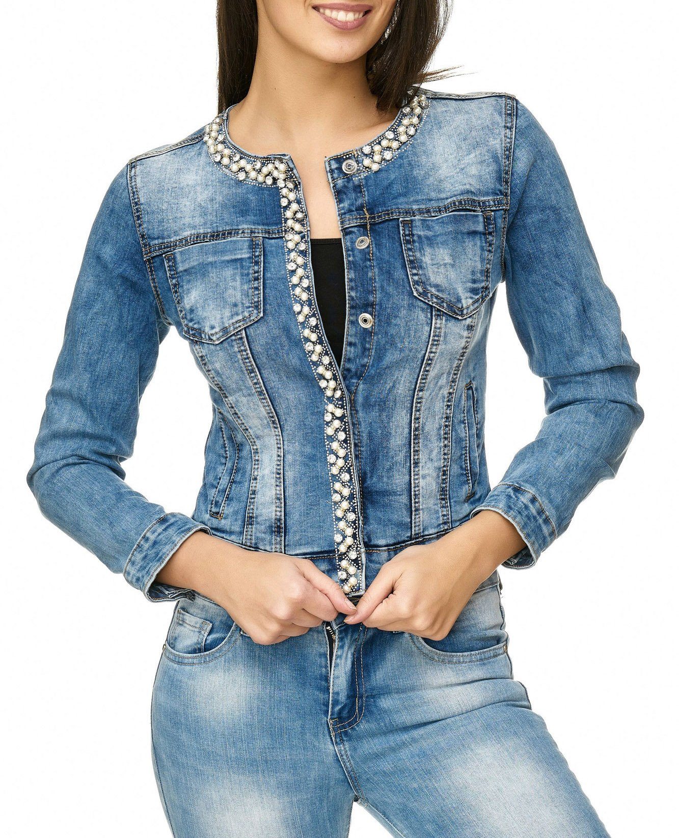 Simply Chic Jeansjacke 2259 Damen Jeansjacke DARIA