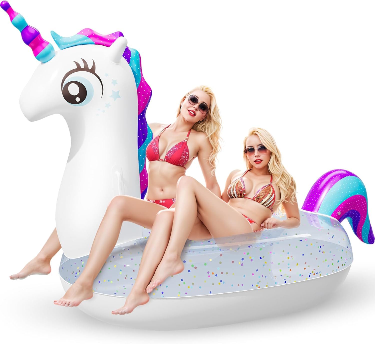 POPOLIC Luftmatratze Super GrößE Einhorn Schwimmtier, günstig online kaufen