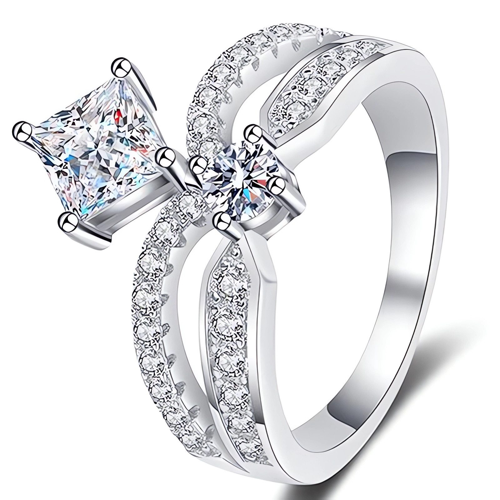 Jumpeak Diamantring Lab Grown Diamant Ring, günstig online kaufen