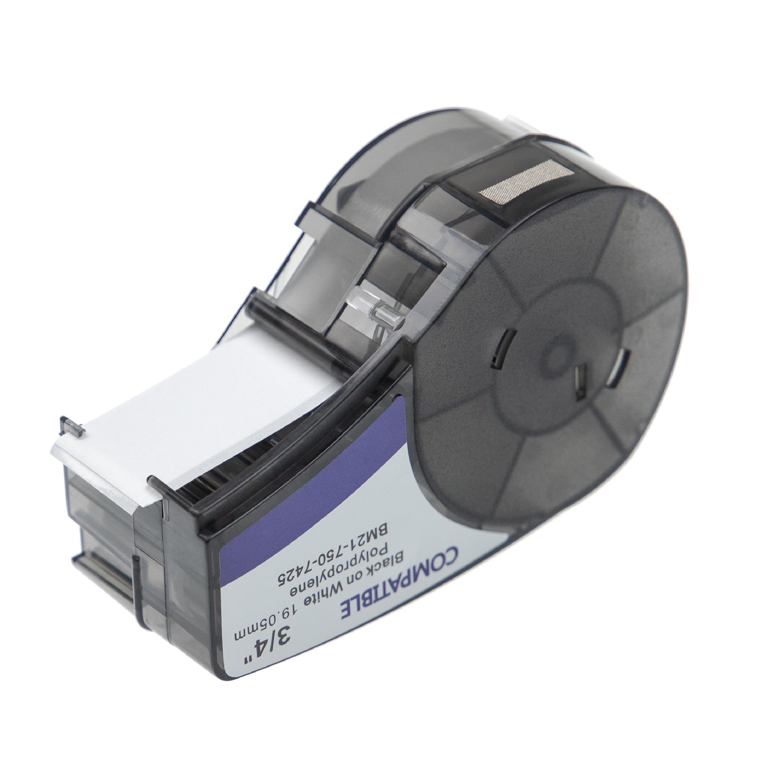 Brady Kopierer Drucker vhbw M21-750-7425 für für Ersatz & Etikettendrucker Beschriftungsband