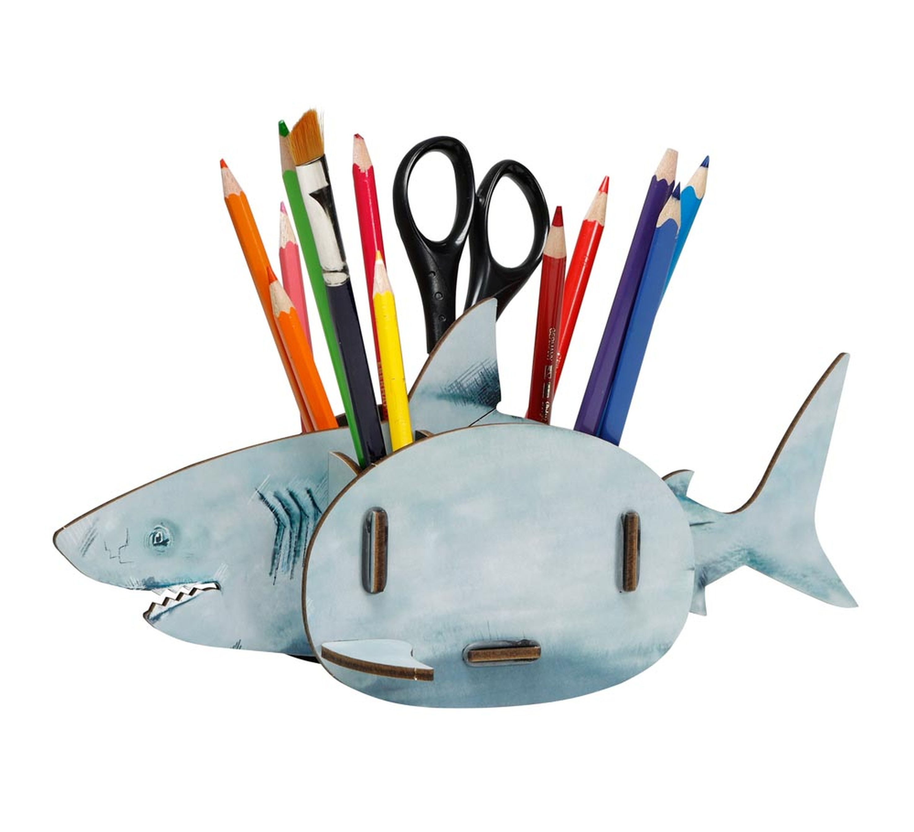 WERKHAUS® Organizer Werkhaus - Stiftebox "Hai" Владелец ручки Stifteköcher Hai Fisch WE2071