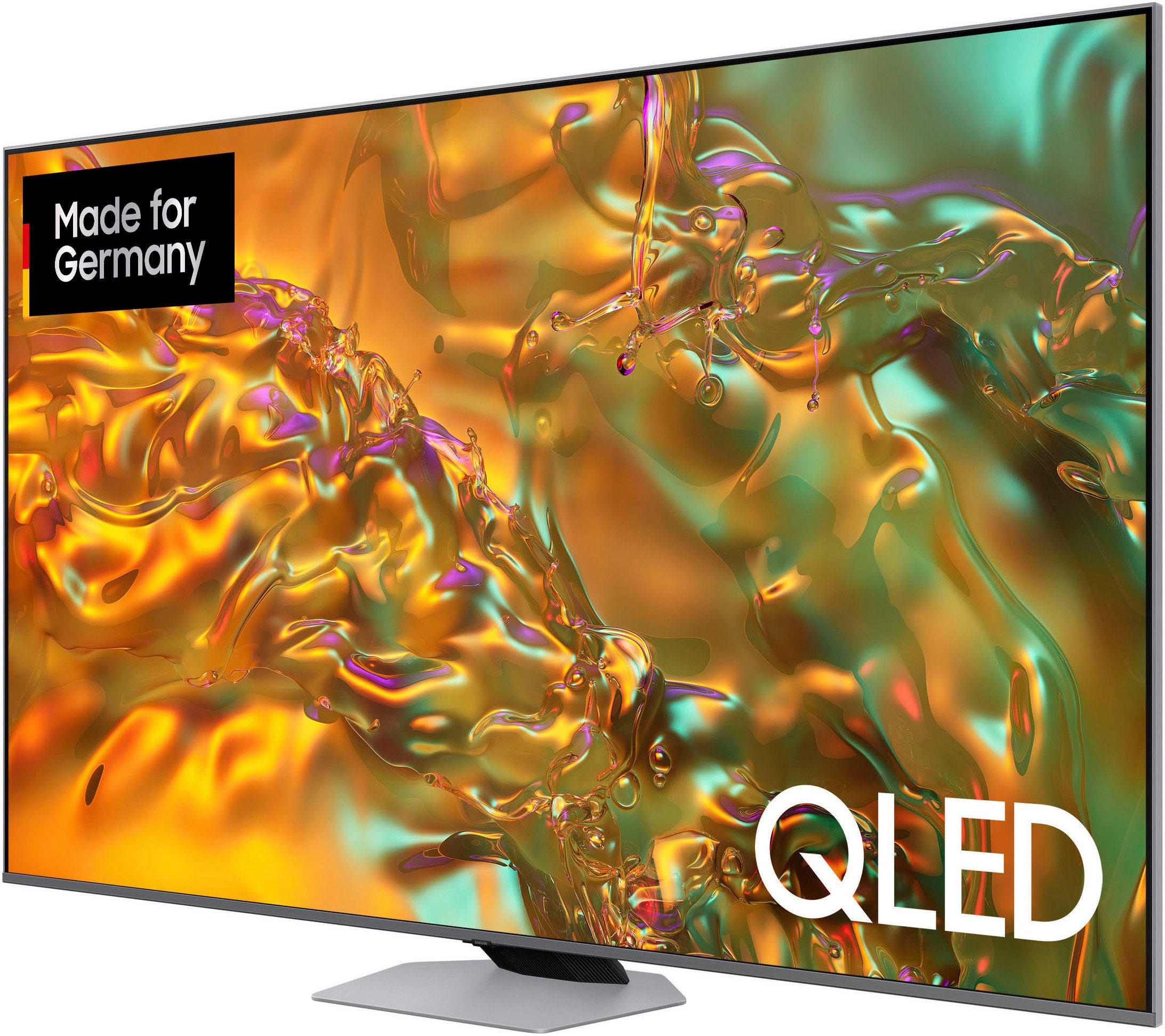 Samsung GQ85Q80DAT QLED-Fernseher (214 cm/85 Zoll, silberfarben ! RABATT: 35.02%