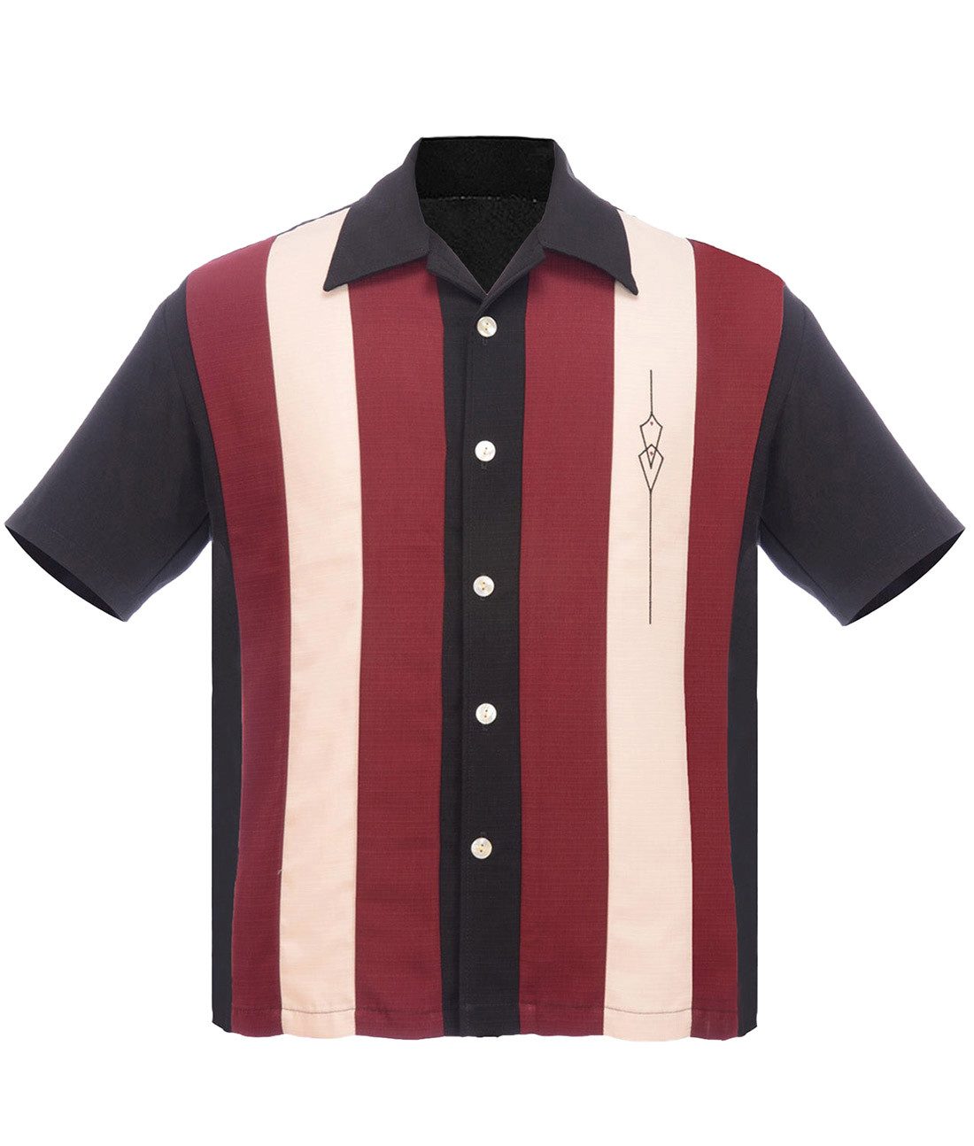 Steady Clothing Kurzarmhemd The Sheen Black günstig online kaufen