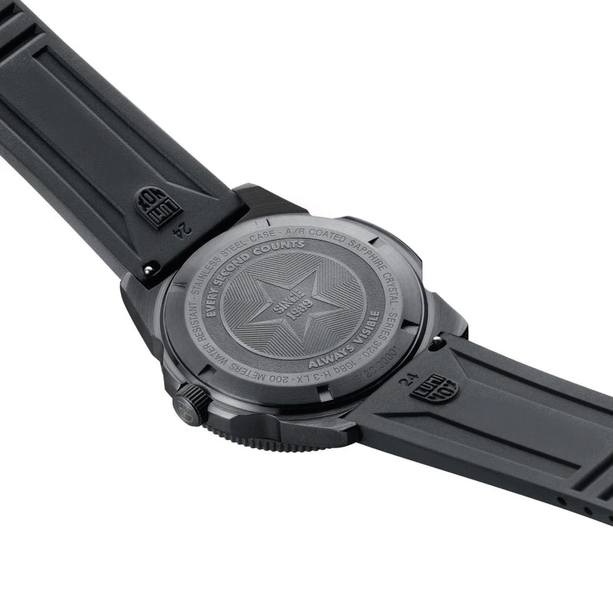 Luminox Taucheruhr Herren-Quarz Pacific Diver Schwarz/Rot