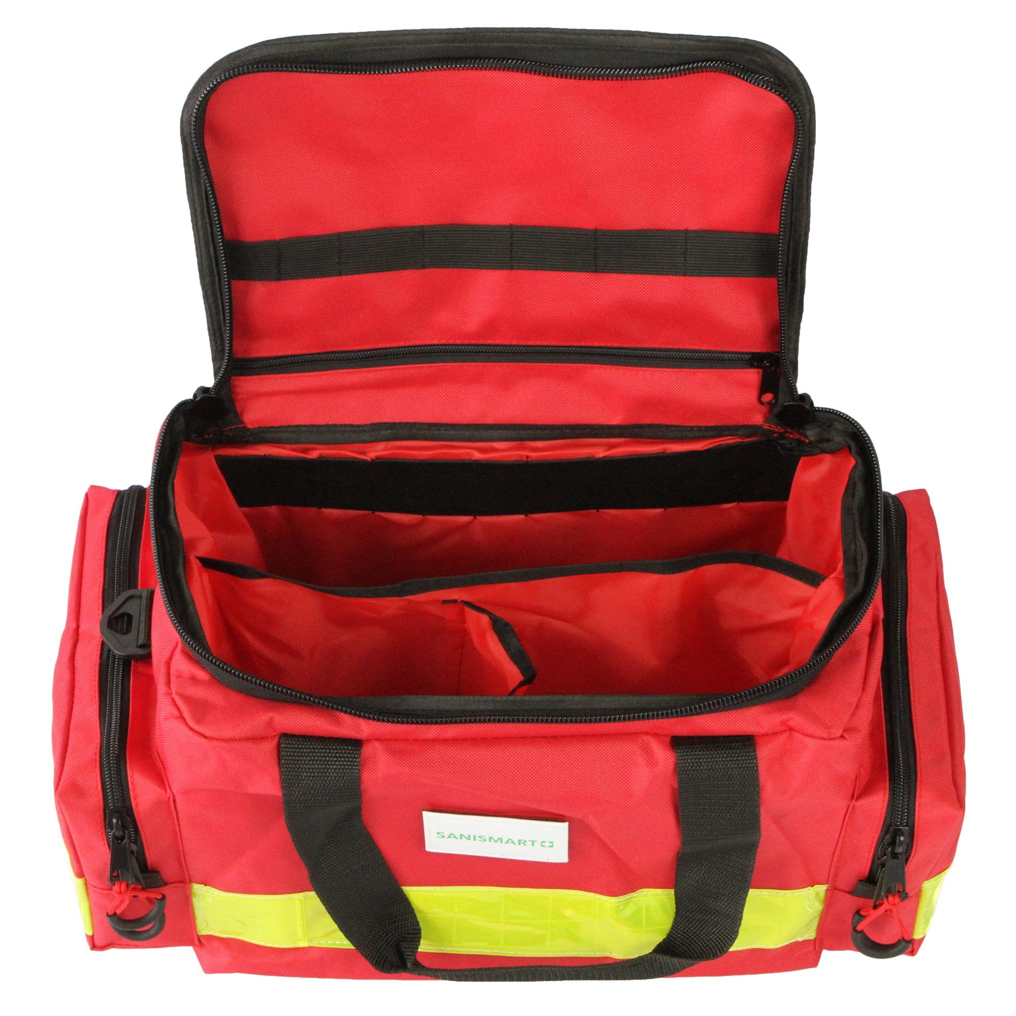 SANISMART Arzttasche Notfalltasche MINISTER M Rot Nylon 44 x 24 x 20 cm