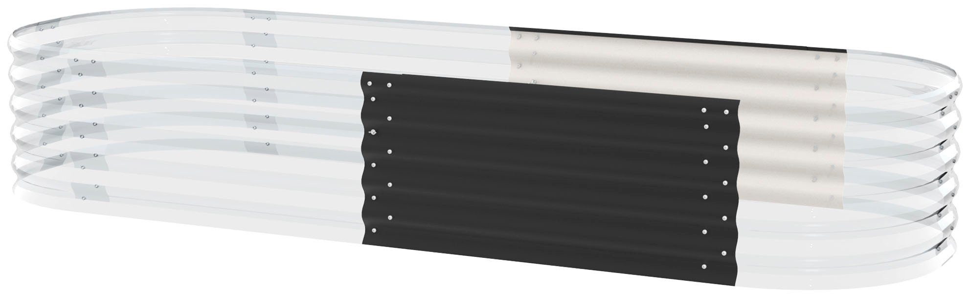 Vitavia Hochbeet Erweiterung Stretched 401, TxH: 80x40 cm, schwarz