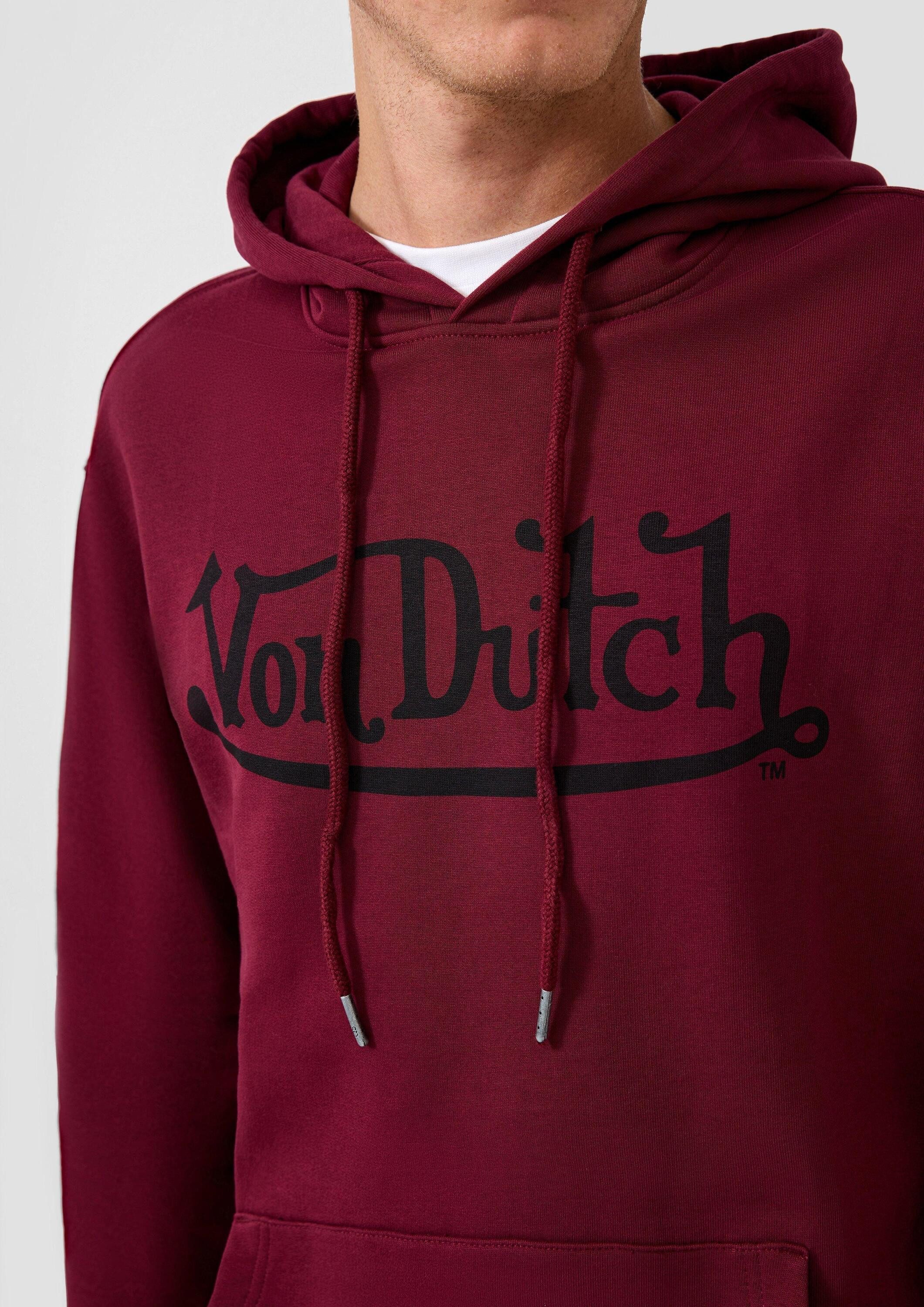 QS Sweatshirt Sweatshirt Hoodie mit Frontdruck, QS x Von Dutch