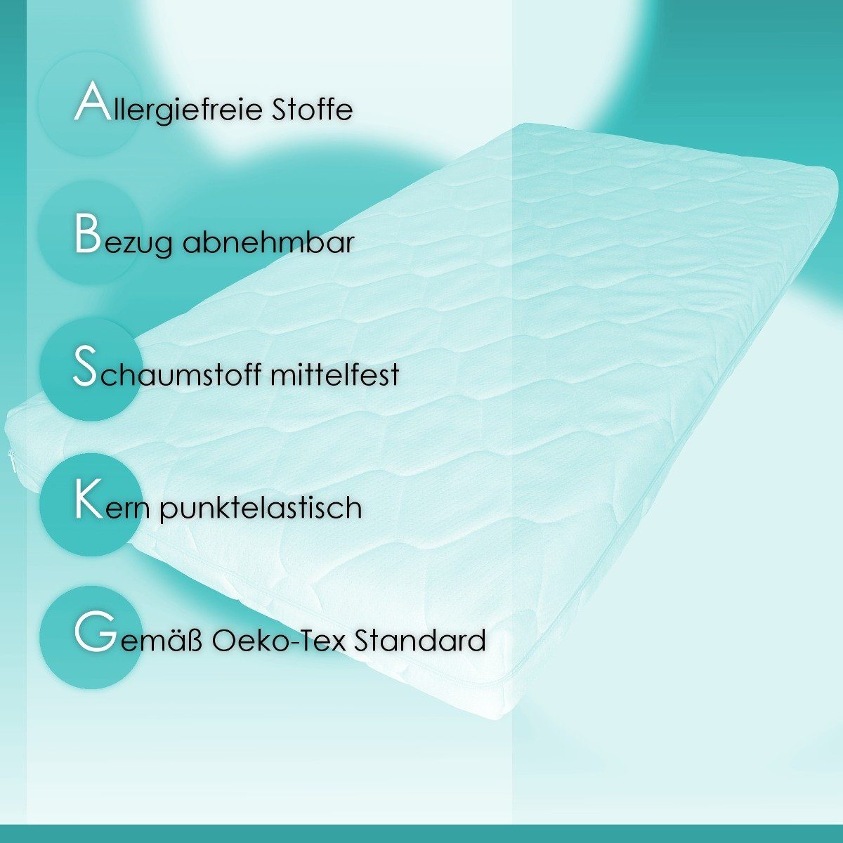 Kindermatratze rhea, Stillerbursch, 10 cm hoch, (Kaltschaummatratze, 1-tlg) günstig online kaufen