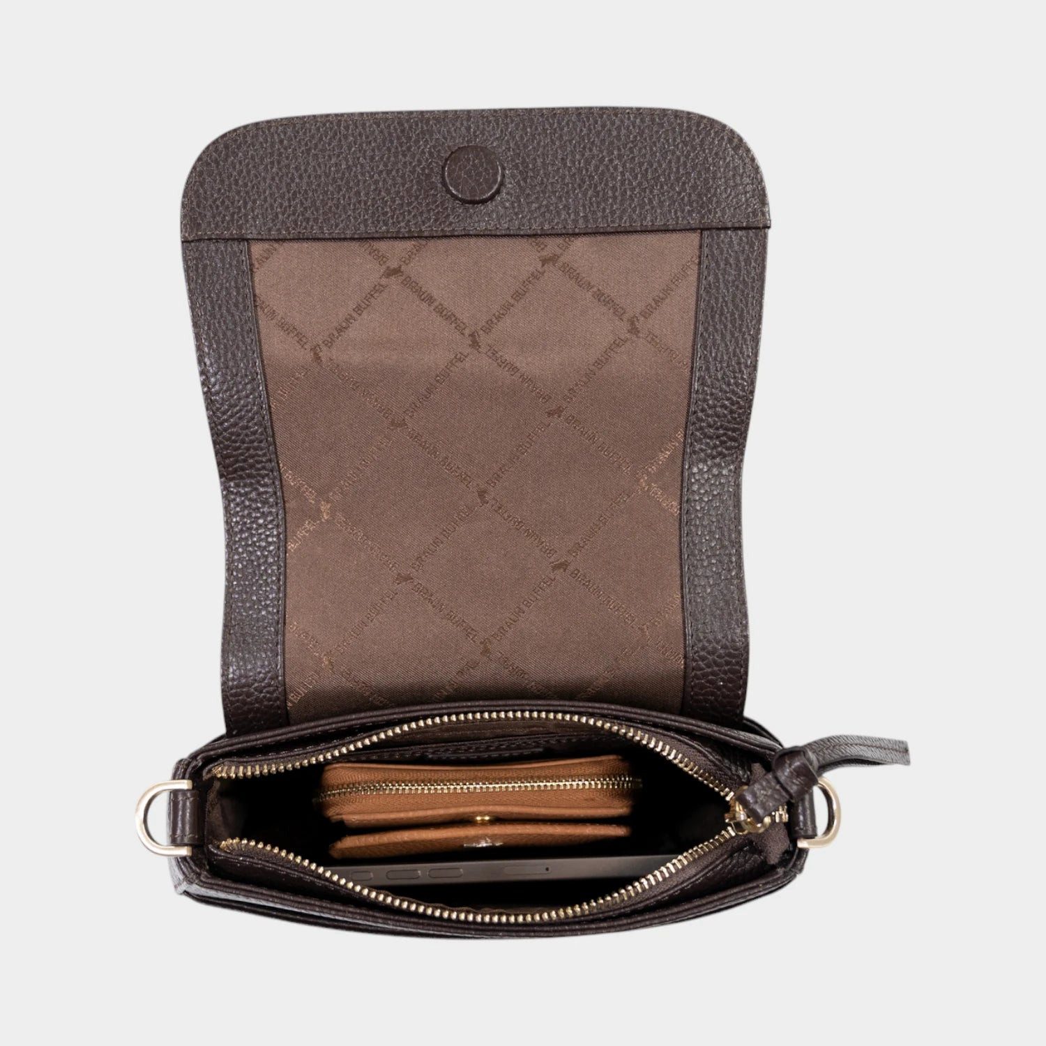Braun Büffel Umhängetasche HANNA Flap Bag XS braun