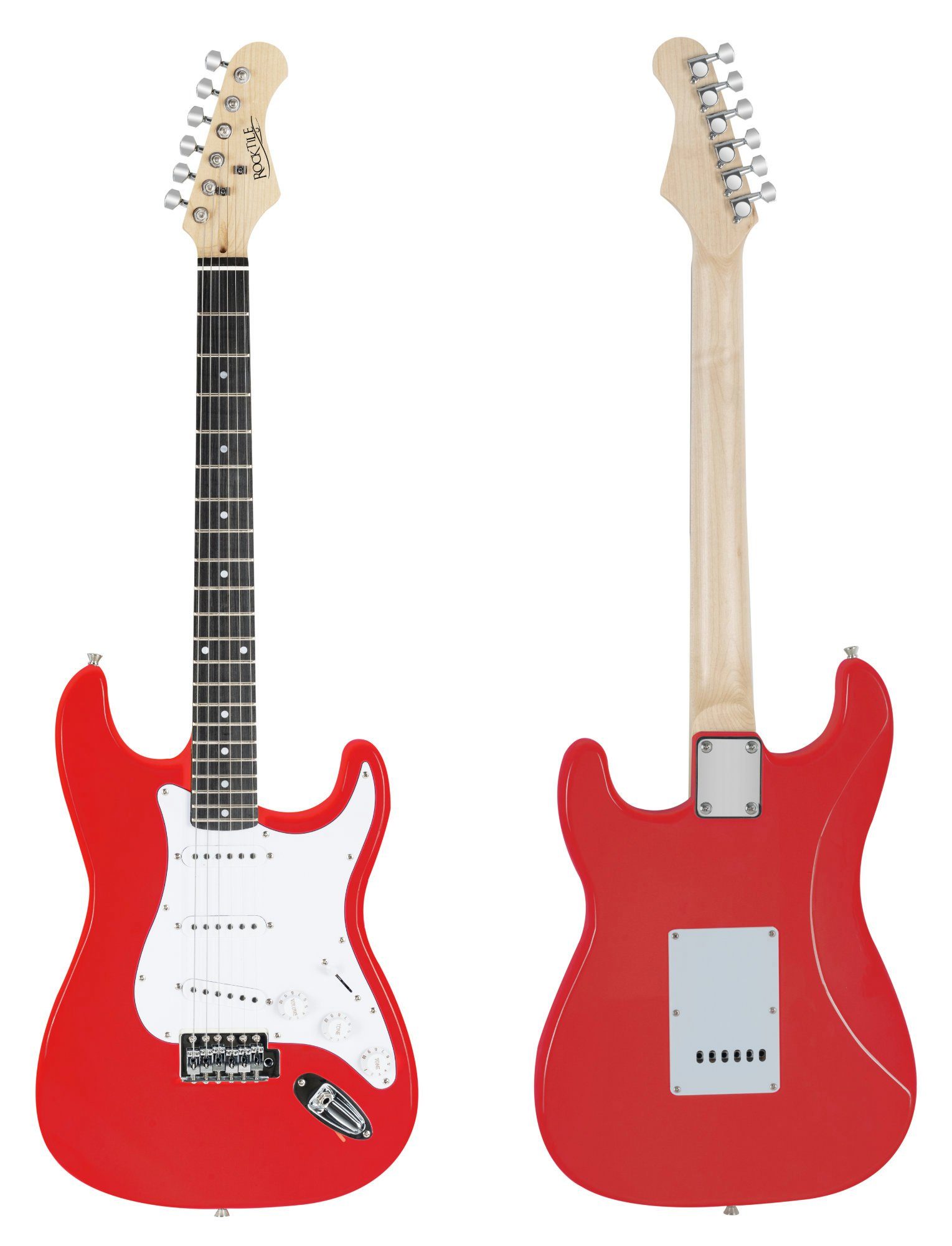 Rocktile E-Gitarre ST-Pack Komplettset E-Gitarre - Ideal für kommende Gitarren-Stars!, Komplettset, inkl. 10 Watt (RMS) Verstärker und Stimmgerät – Bild 2 von 5