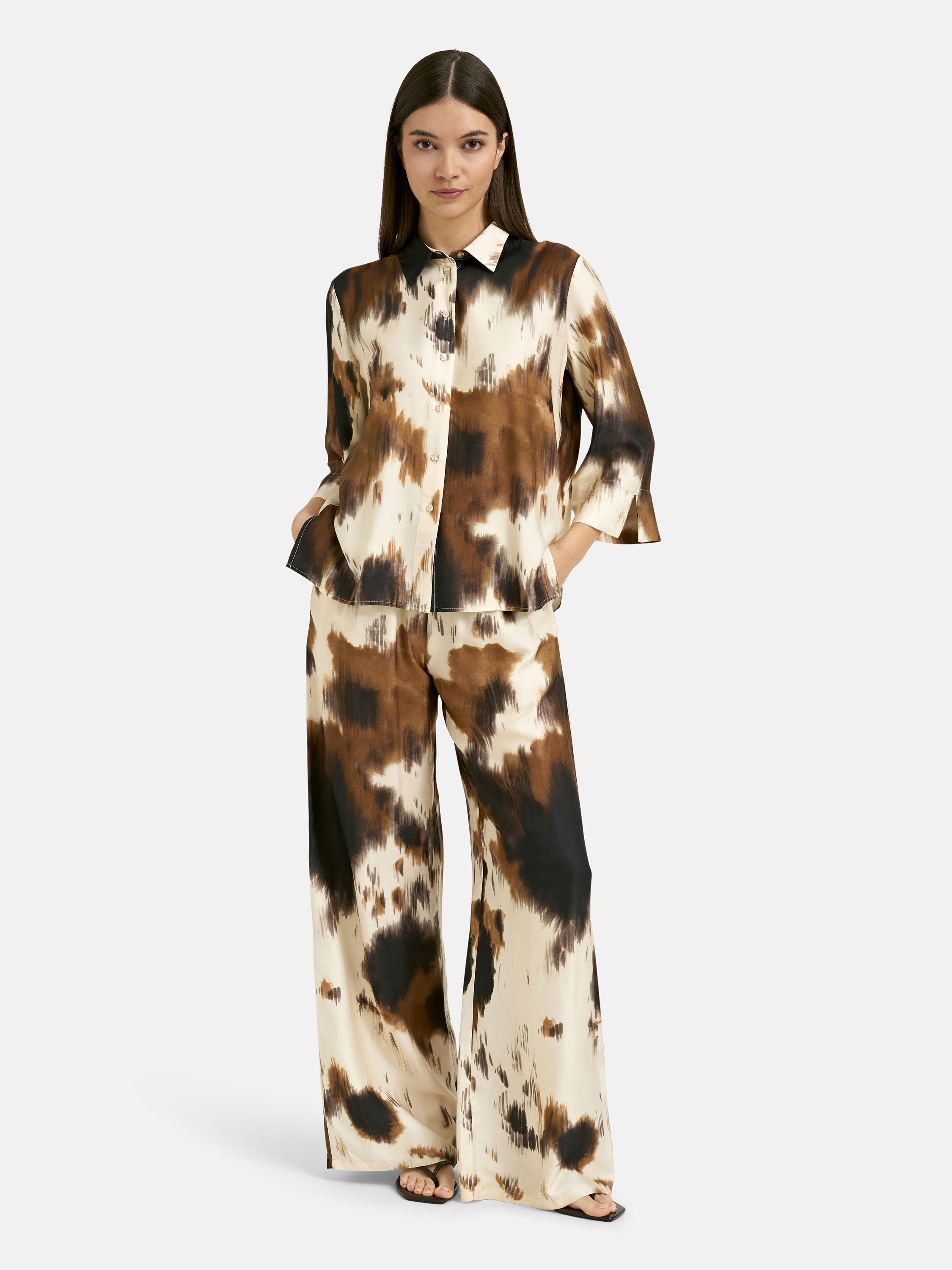 Smith & Soul Kurzarmbluse mit All Over Print