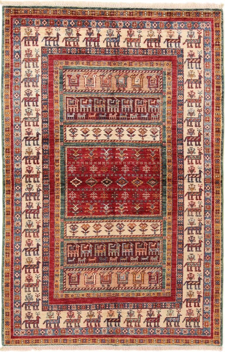 Orientteppich Arijana Shaal 119x186 Handgeknüpfter Orientteppich, Nain Trading, rechteckig, Höhe: 5 mm