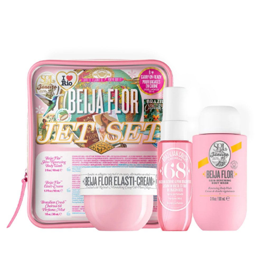 Pflege-Geschenkset Sol de Janeiro Beija Flor Jet Set Körperpflegeset 3-teilig