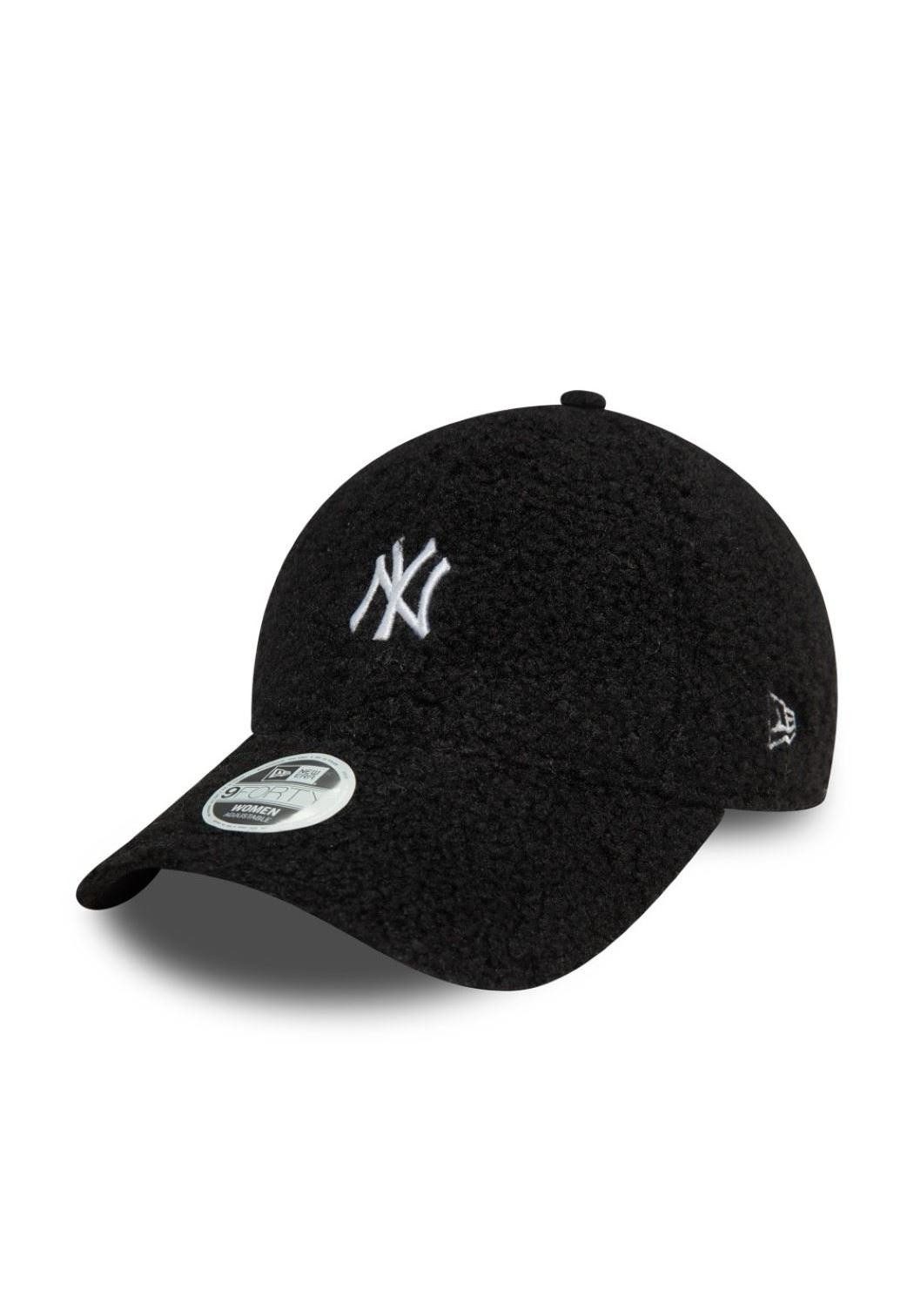 Baseball Cap New York Yankees MLB Womens Borg Schwarz 9Forty Verstellbare Damen Cap