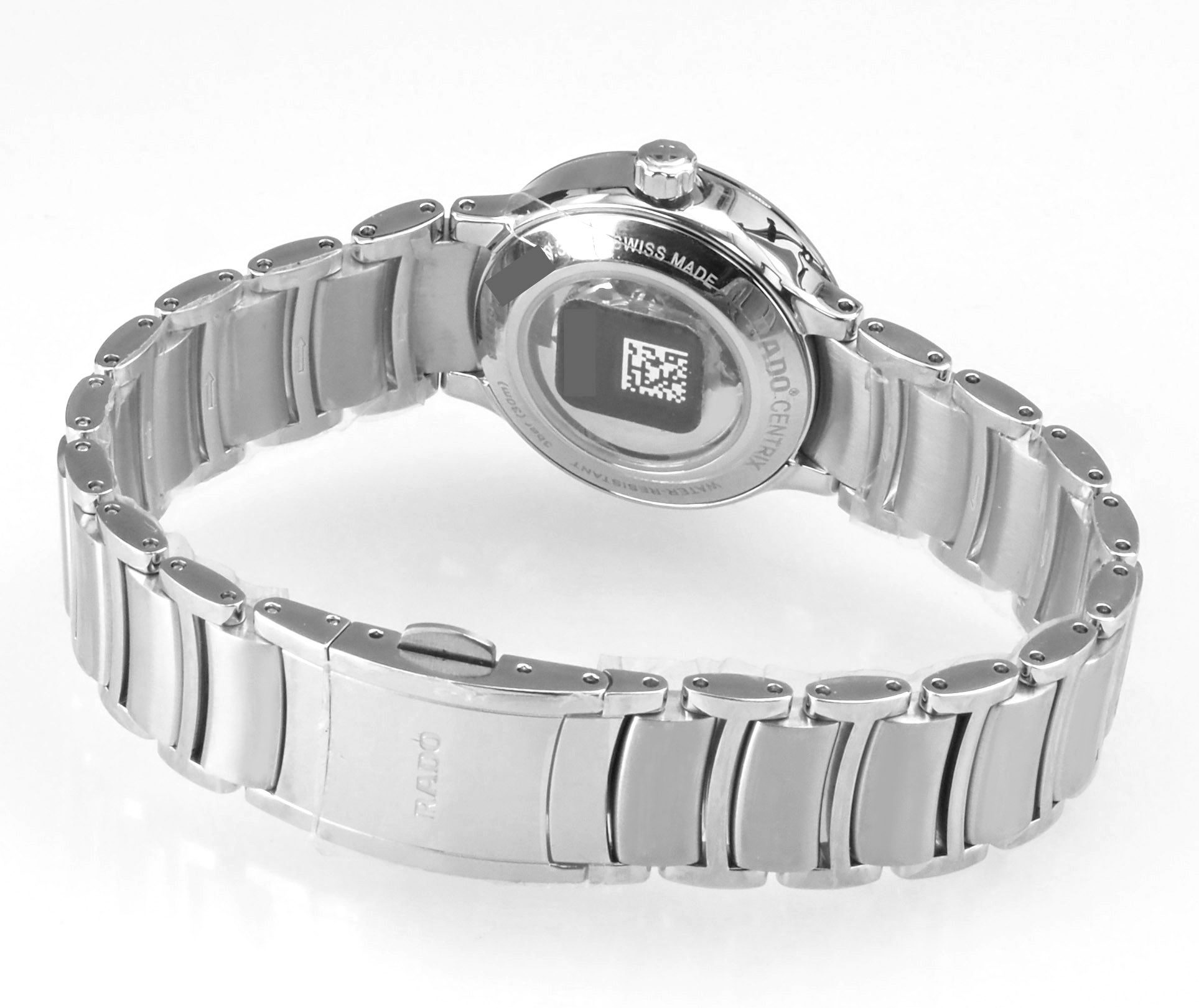 Rado Automatikuhr Swiss Made Damen Uhr R30940103 Centrix Ø 28 mm Centrix, Glasboden