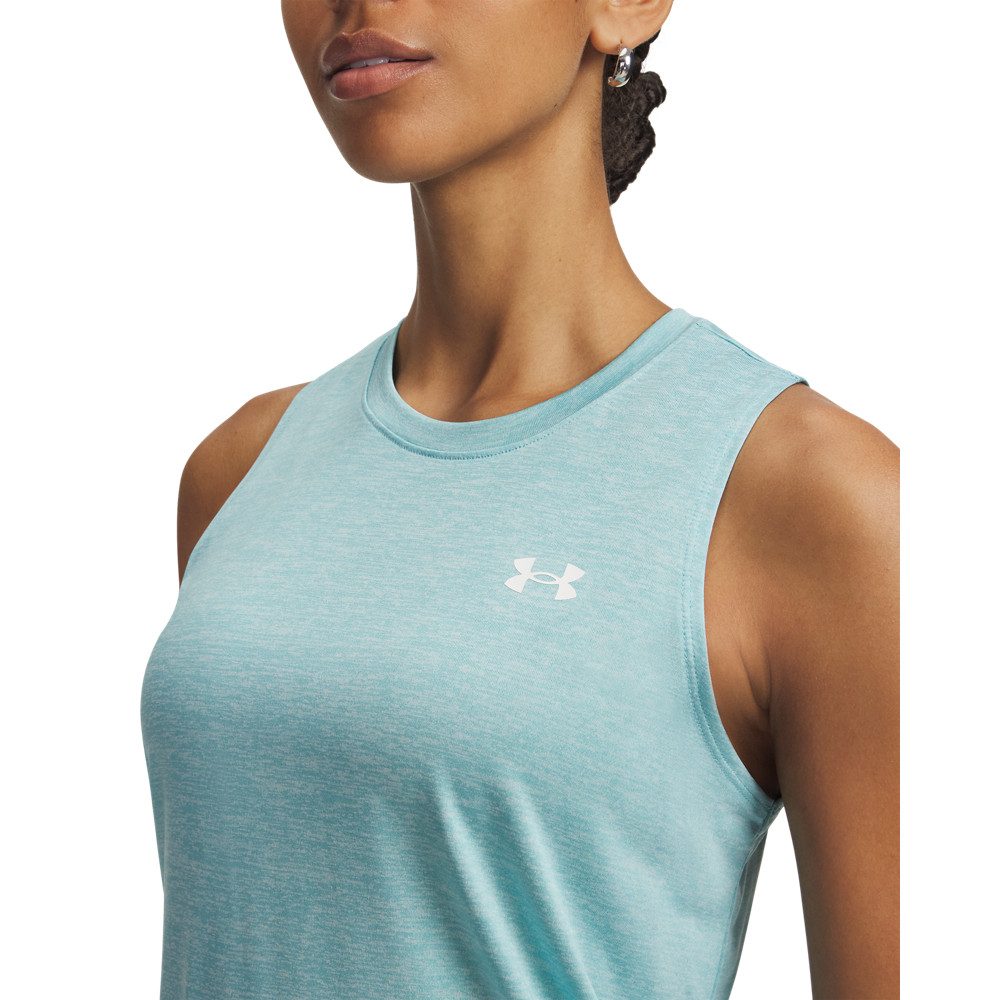 Under Armour® Tanktop TECH TANK TWIST gerader Abschluss, Rundhalsausschnitt, sportlicher Stil