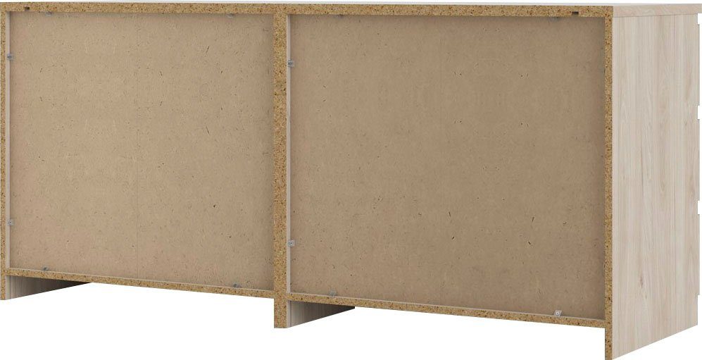 Home affaire Kommode Naia, 6 Schubladen im skandinavischen Design, Breite 158 cm, Viel Stauraum mit griffloser Front, in mehreren Farben