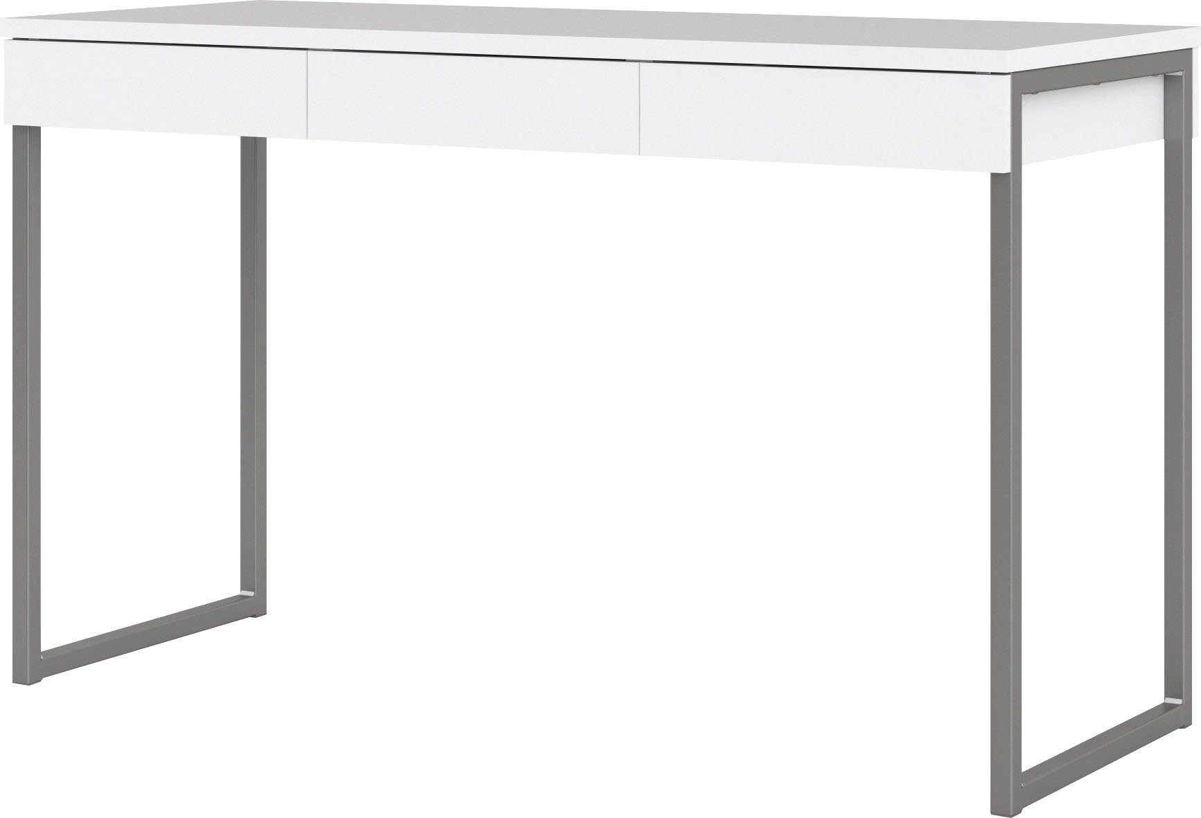 Home affaire Schreibtisch »Plus«, mit vielen Stauraummöglichkeiten, zeitloses Design-Otto