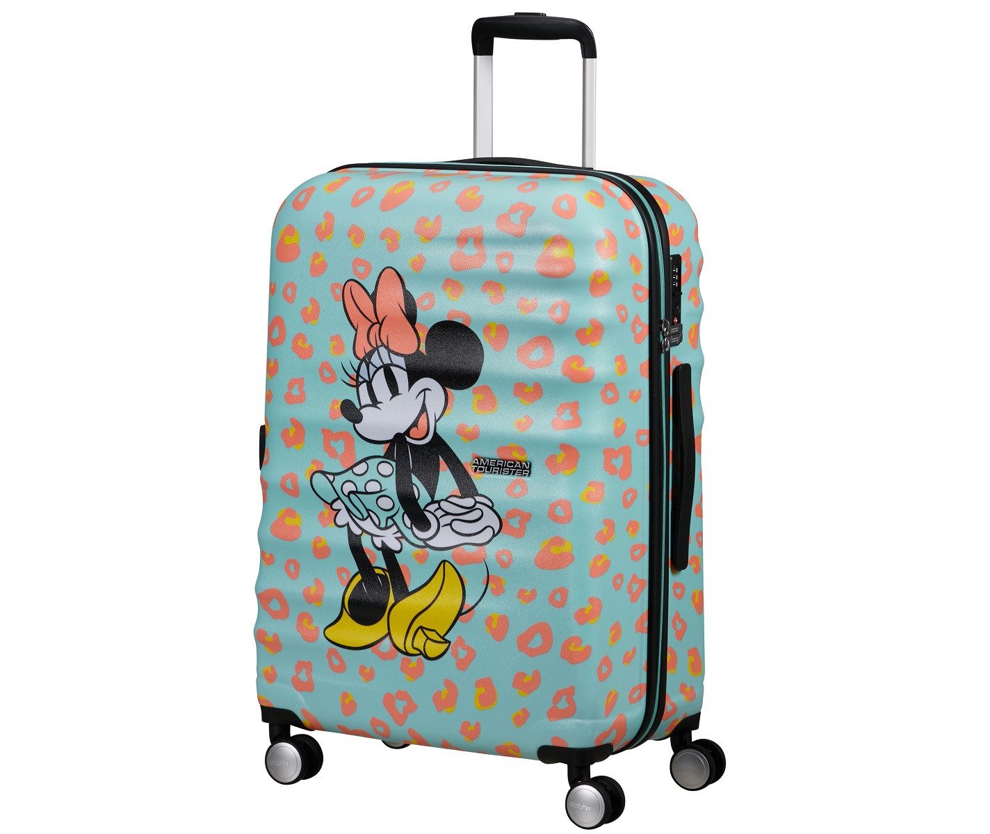 American Tourister® Hartschalen-Trolley Wavebreaker Disney Spinner 67 cm, 4 Rollen, mit TSA-Zahlenschloss