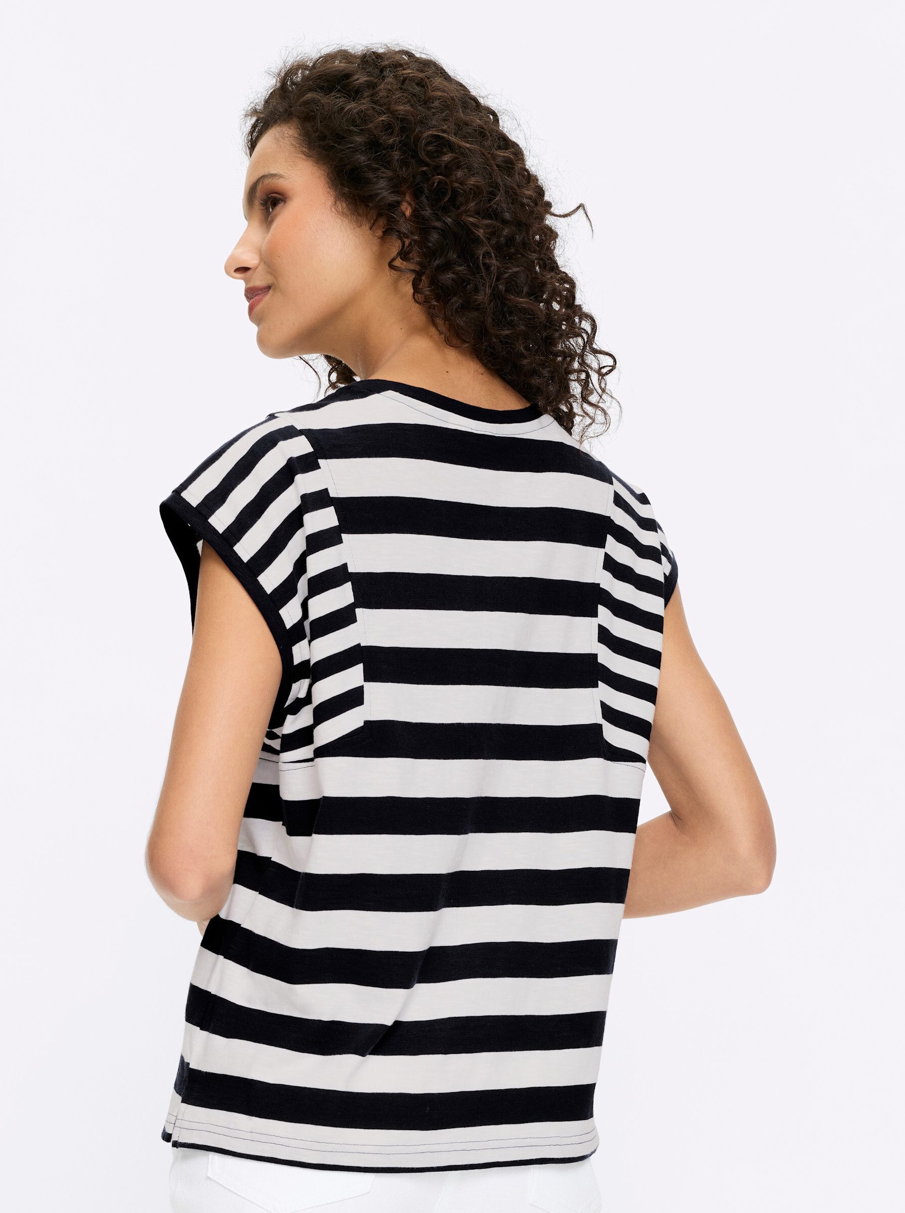 heine T-Shirt Streifenshirt .