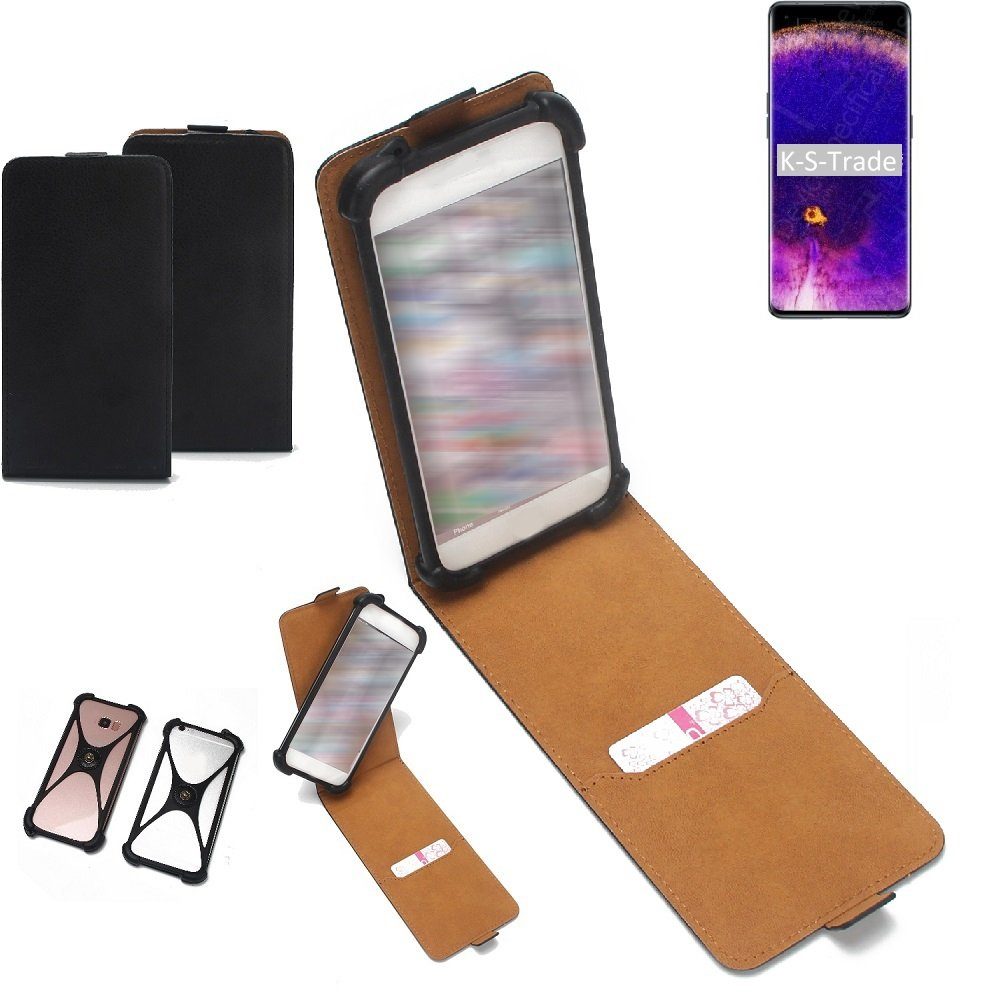 K-S-Trade Handyhülle für Oppo Find X5, Handyhülle Schutzhülle Hülle Case Cover Flip Style Bumper