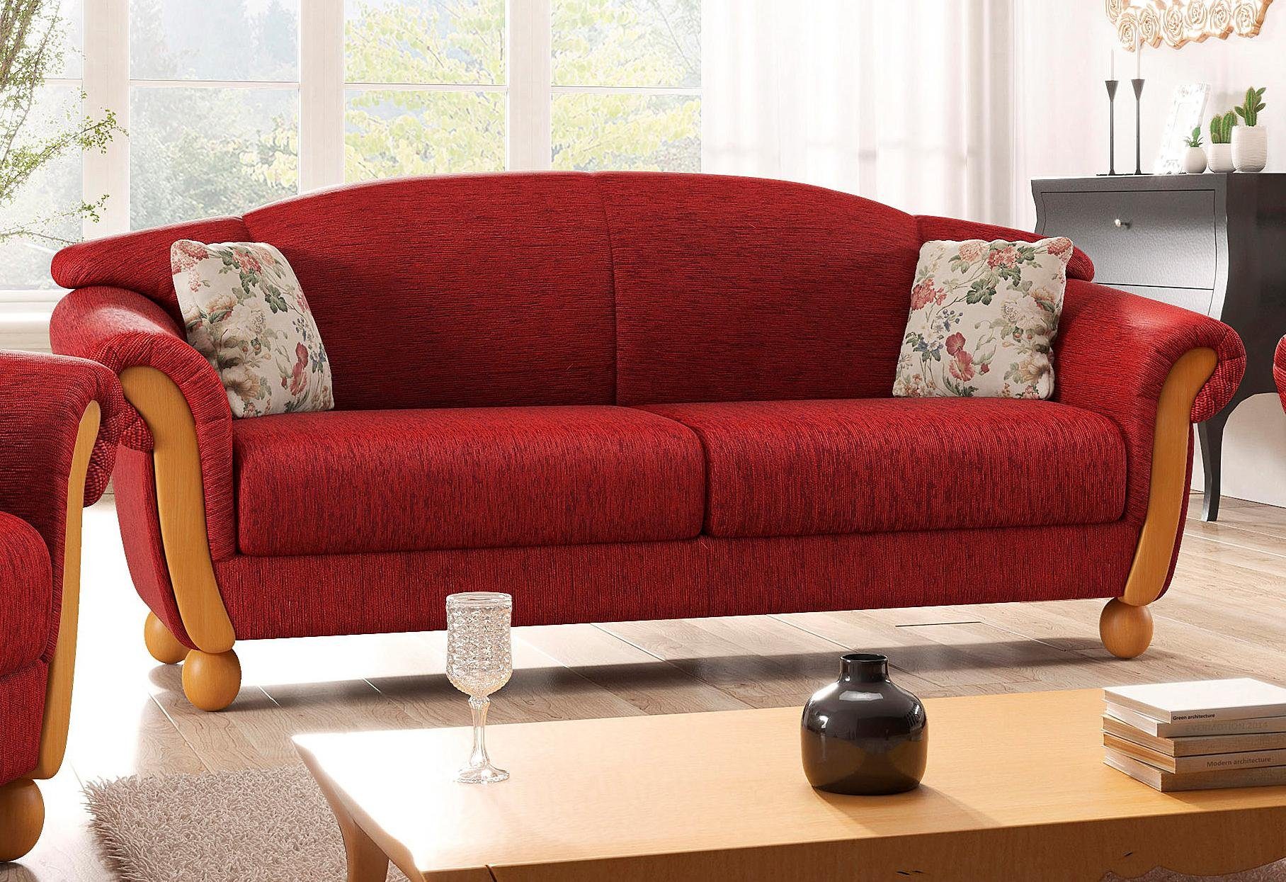 Home affaire 3-Sitzer Milano, bequemes Sofa günstig online kaufen