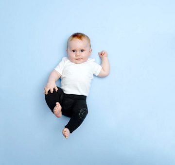 GoBabyGo Leggings Krabbel Leggings mit ABS Noppen an den Knien - für Babys & Kleinkinder