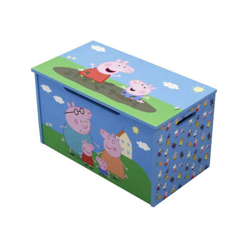HTI-Living Spielzeugtruhe Aufbewahrungstruhe Peppa Pig (Stück, 1 St., 1 Kindertruhe), Spielzeugkiste Kindertruhe