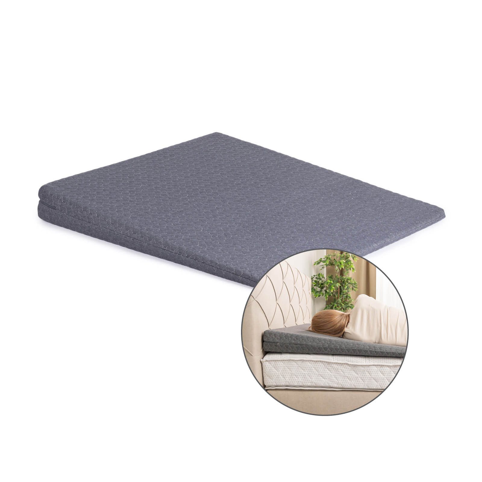 Vitapur Keilkissen Anti-Reflux-Kissen – ergonomisches Dreieckskissen für mehr Komfort