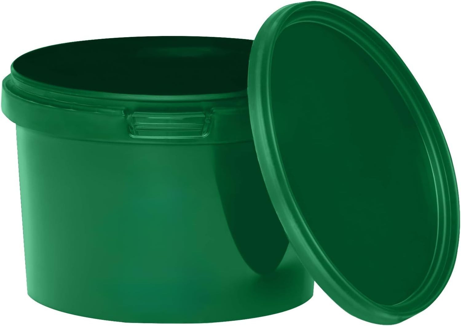 BENBOW Putzeimer Eimer mit Deckel 30 20 10 5 3 1 0,5 L Viele Farben Lebensmittelecht, (1-tlg., PZH-, BRC- und DIN-ISO-zertifiziert), für Lebensmittel, Farben, Chemikalien