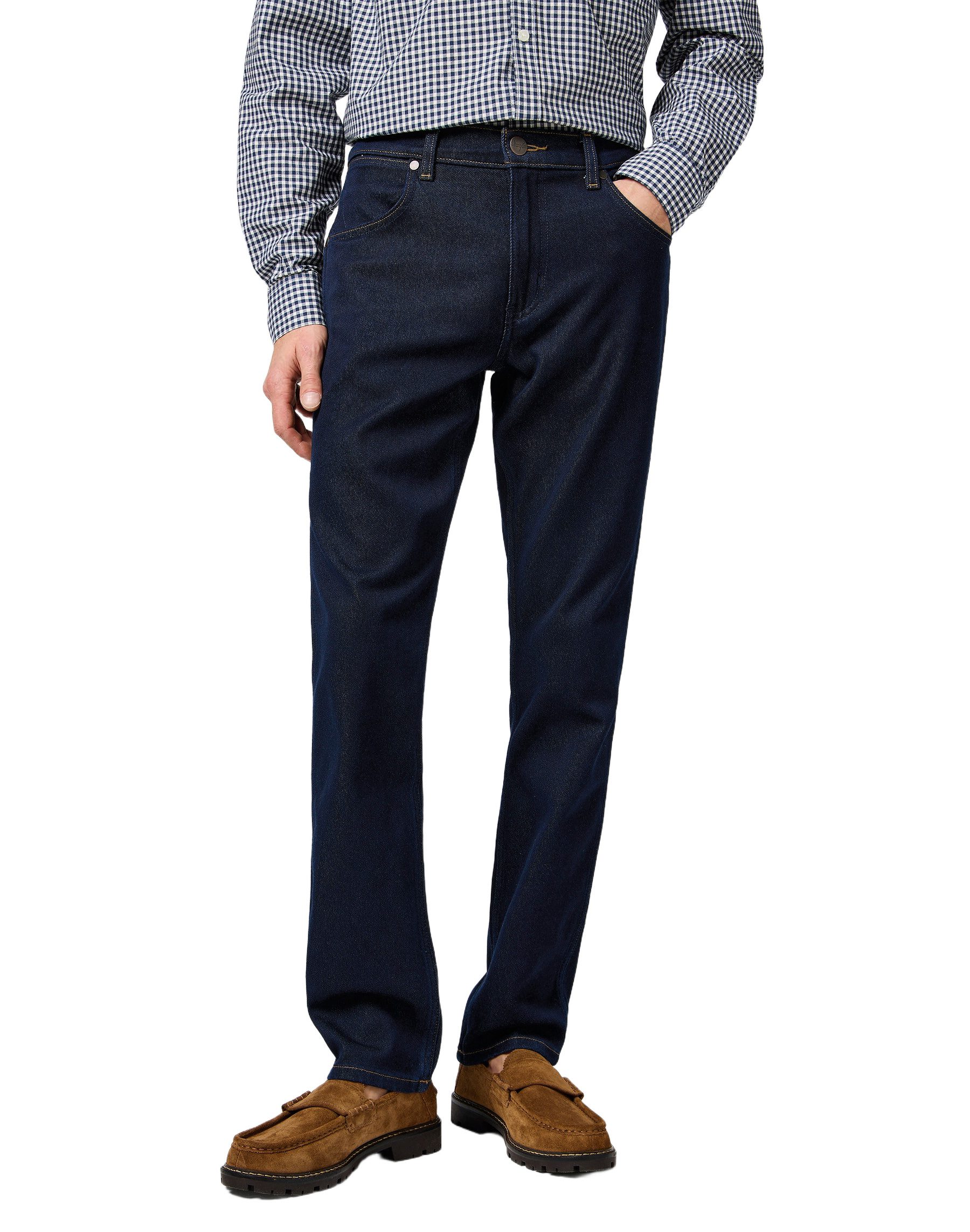 Wrangler 5-Pocket-Jeans WRANGLER GREENSBORO moonlight rinse 112362557 - EPIC SOFT