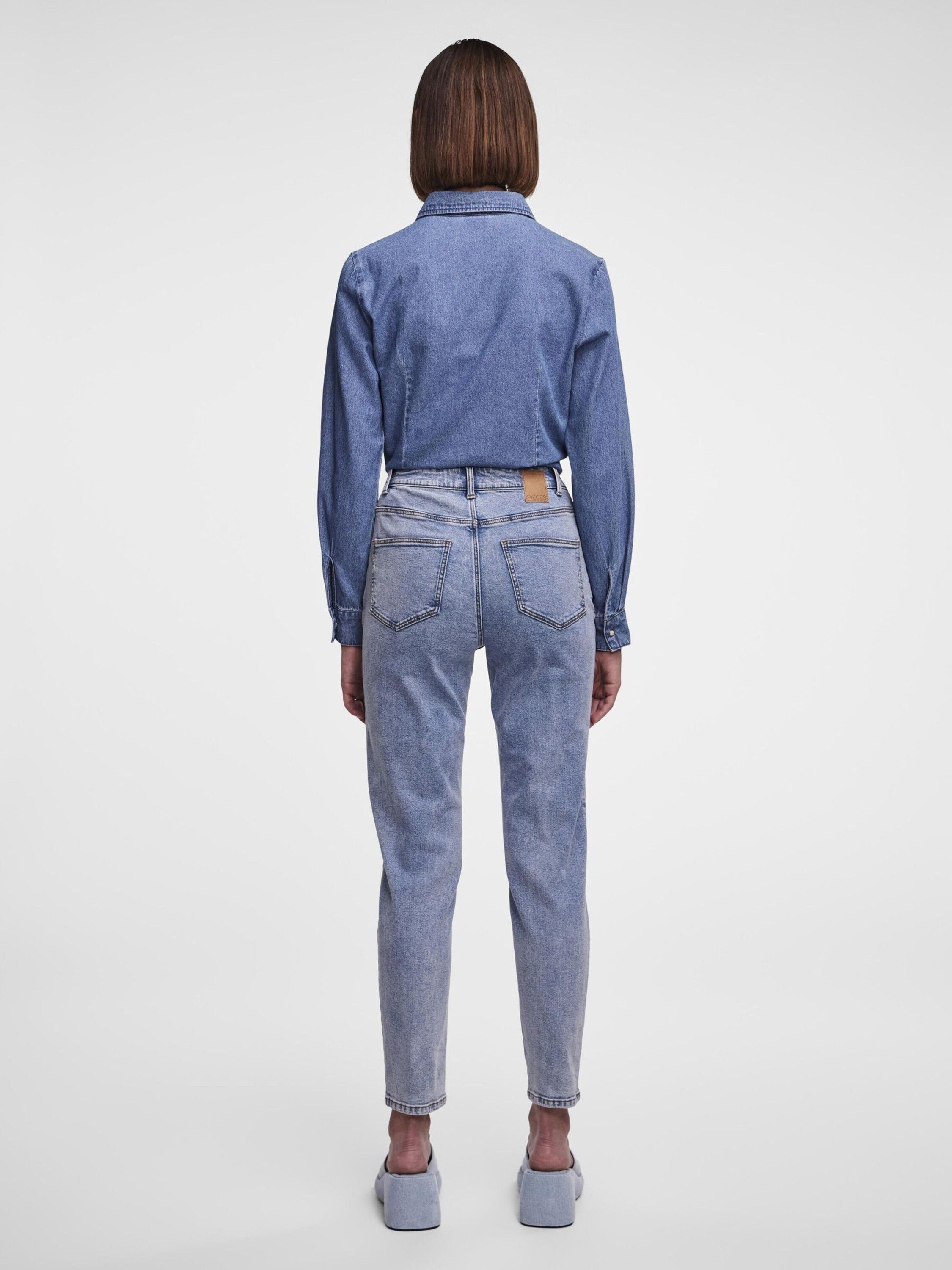 pieces 7/8-Jeans Kesia (1-tlg) Plain/ohne Details günstig online kaufen