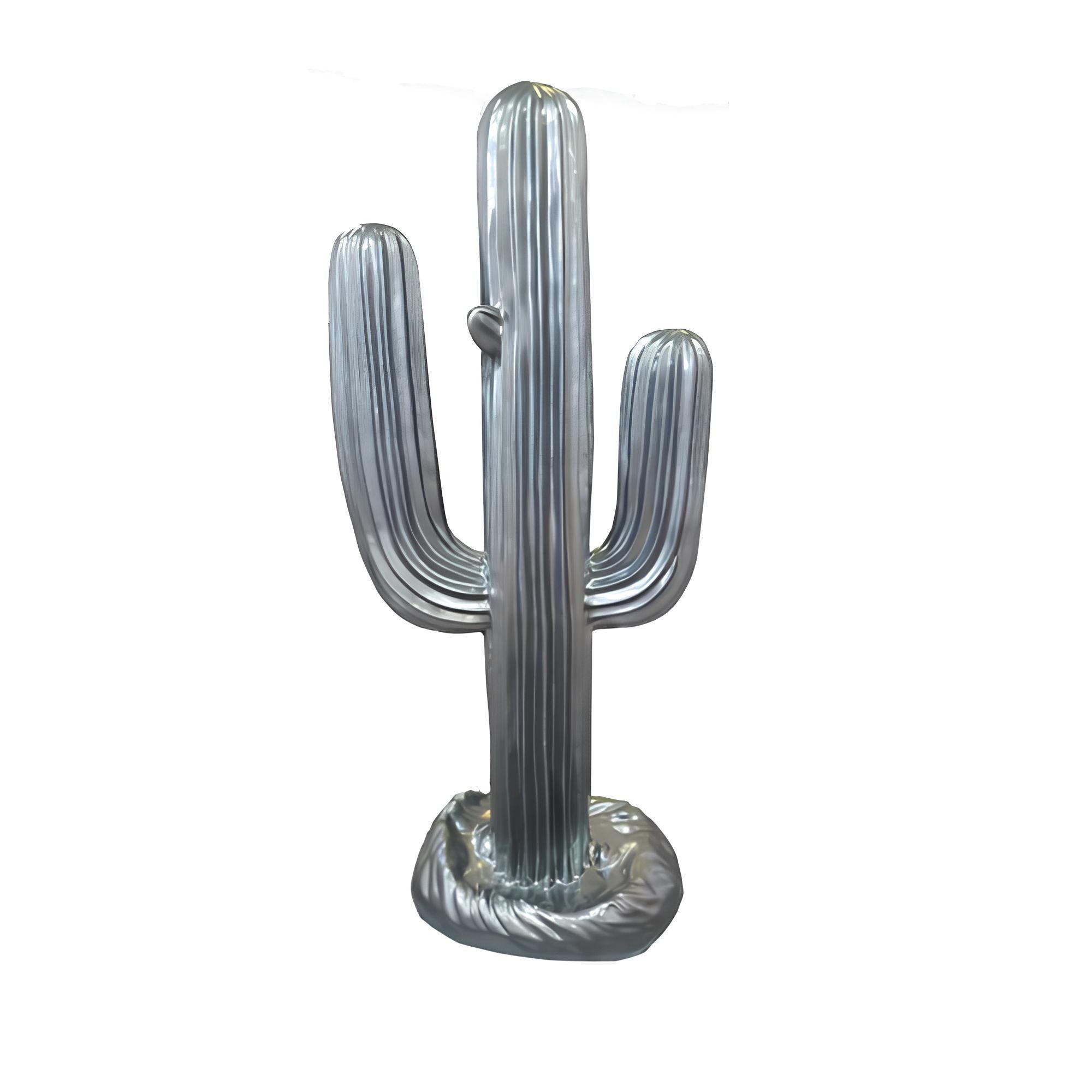 Xlmoebel Skulptur Imposante Kaktus-Gartenfigur aus hochwertigem Material (Skulptur A753B-185x84cm), Hergestellt in Europa