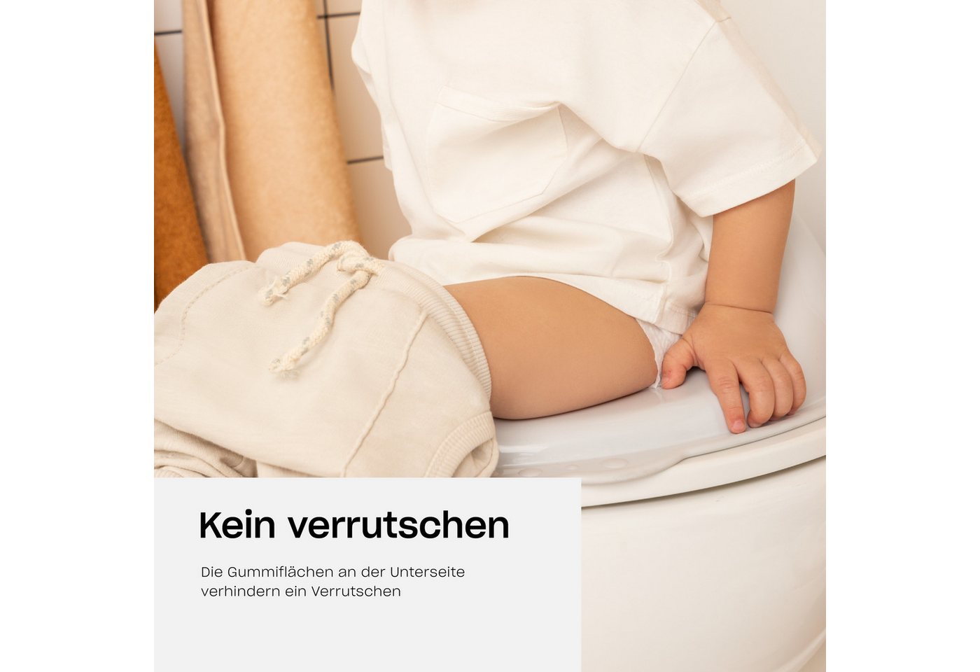 Thumbnail - Hylat Baby Baby-Toilettensitz Toilettensitz Kinder, für Mädchen und Jungen, 13 cm